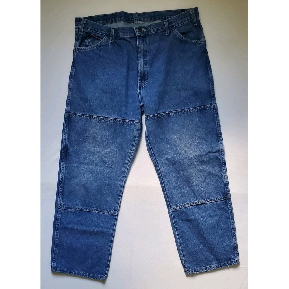Dickies Carpenter Jeans 40x30 Denim Work Utility Pants Blue 100% Cotton